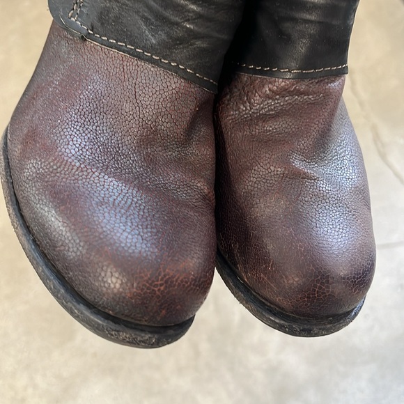 Super cool and interesting Moto Boots by AS98 size 10 - Picture 3 of 4